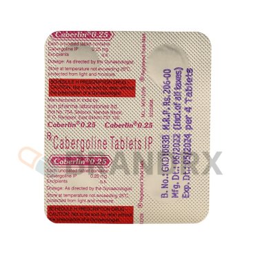Caberlin 0.25 mg Sun Pharmaceuticals Industries